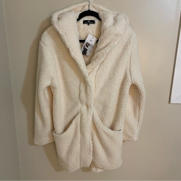 Malvados Sherpa Robigan in Sand Robe/Cardigan/ Coat - Picture 3 of 12